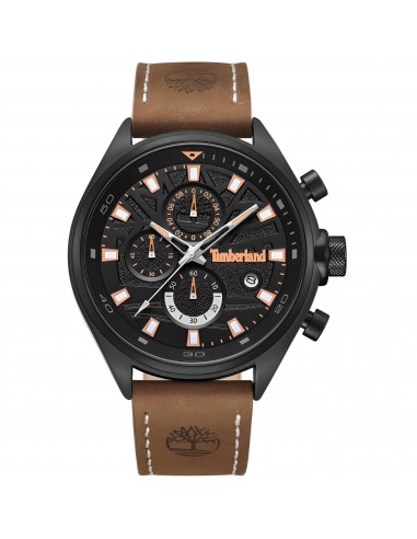 Timberland Men's Watch - Dress Sport Black Dial Brown Strap Chrono | TDWGC9000401 prix pour 