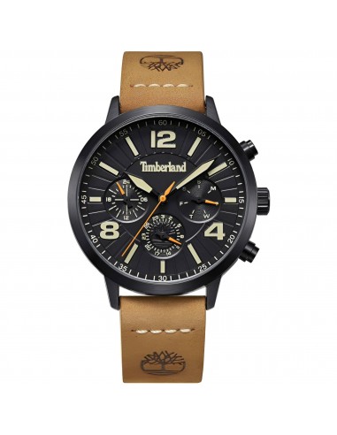 Timberland Men's Watch - Dress Sport Black Dial Tan Strap Day-Date | TDWGF2182201 Comparez et commandez 