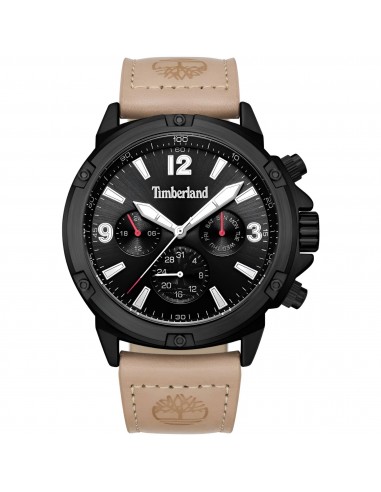 Timberland Men's Watch - Dress Sport Black Dial Light Brown Strap | TDWGF9002702 Les magasins à Paris