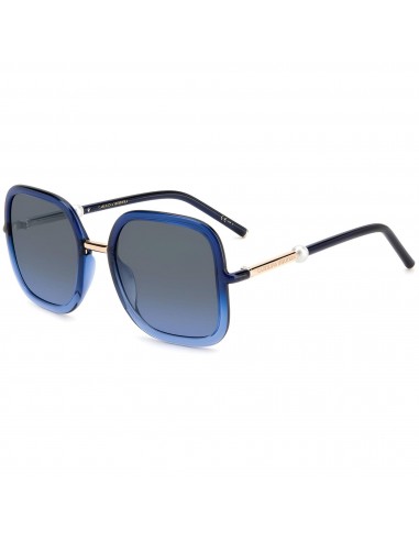 Carolina Herrera Women's Sunglasses - Blue Azure Full Rim Oversized | HER 0078/G 0ZX9 Par le système avancé 