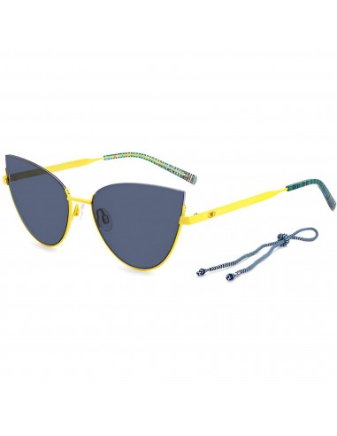 M Missoni Women's Sunglasses - Yellow Cat Eye Frame Blue Lens | MMI 0100/S 040G/KU prix pour 