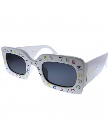 Marc Jacobs Women's Sunglasses - White Plastic Frame Grey Blue Lens | MARC 488/S 0VK6 offre 