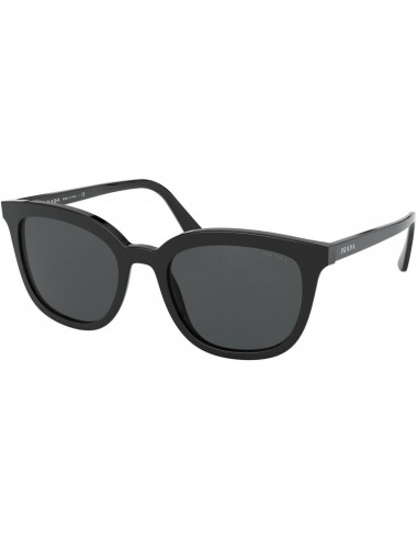 Prada Women's Sunglasses - Black Plastic Full Rim Frame Grey Lens | 0PR 03XSF 1AB5S0 l'évolution des habitudes 