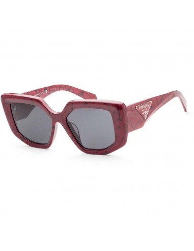 Prada Women's Sunglasses - Etruscan Marble Frame Dark Grey Lens | 0PR 14ZSF 15D5SO livraison et retour toujours gratuits