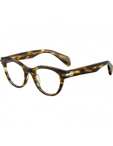 Rag and Bone Women's Eyeglasses - Brown Havana Plastic Full Rim Oval | RNB3003 0WR9 est présent 