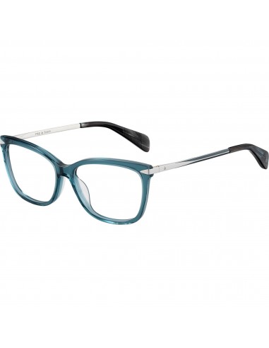 Rag and Bone Women's Eyeglasses - Blue Palladium Plastic Full Rim | RNB3010 0ECJ basket pas cher