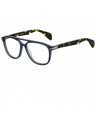 Rag and Bone Men's Eyeglasses - Blue Plastic Full Rim Square Frame | RNB7012 0PJP paiement sécurisé