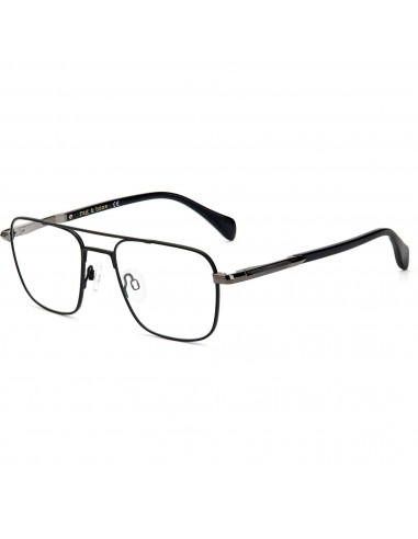 Rag and Bone Men's Eyeglasses - Matte Black Metal Full Rim Square | RNB7034/G 0003 plus qu'un jeu 