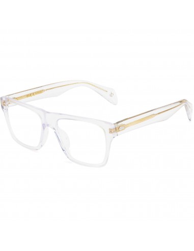 Rag and Bone Men's Eyeglasses - Crystal Plastic Full Rim Rectangular | RNB7036 0900 50% de réduction en Octobre 2024