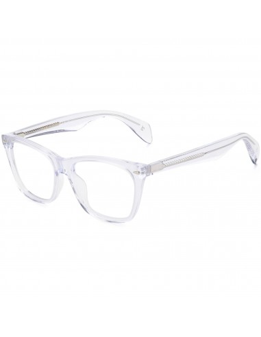 Rag and Bone Women's Eyeglasses - Crystal Plastic Full Rim Rectangular | RNB3013 0900 pas cheres