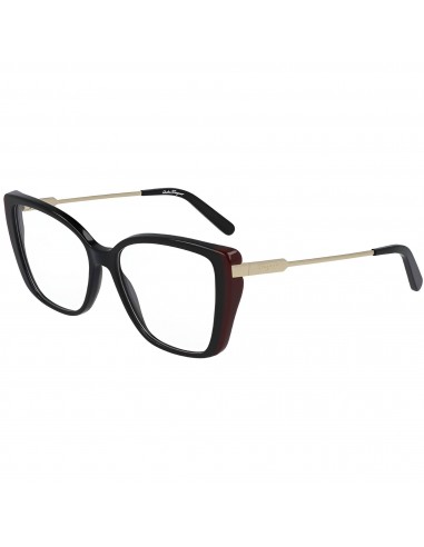 Salvatore Ferragamo Unisex Eyeglasses - Black Burgundy Full Rim Frame | SF2850 051 2 - 3 jours ouvrés.