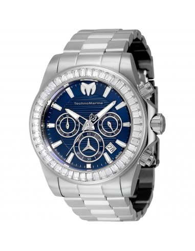 Technomarine Men's Watch - Manta Ray Chrono Blue Dial Silver Bracelet | TM-222002 50-70% off 