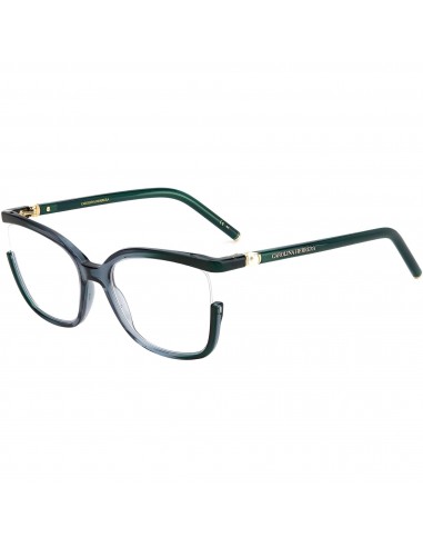 Carolina Herrera Women's Eyeglasses - Grey Teal Plastic Frame Demo Lens | CH 0004 0P2M chez Cornerstreet bien 