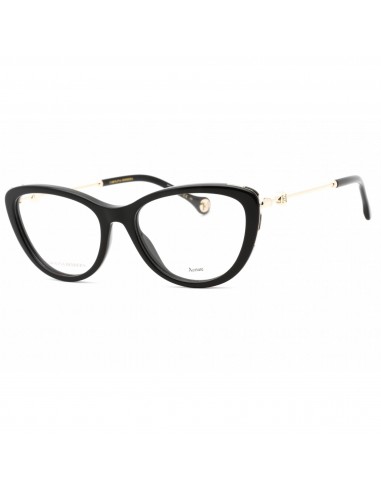 Carolina Herrera Women's Eyeglasses - Black Plastic Cat Eye Full Rim | CH 0021 0807 Les êtres humains sont 