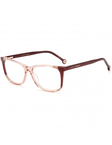 Carolina Herrera Women's Eyeglasses - 55mm Burgundy Nude Rectangular | CH 0066 0C19 les ctes