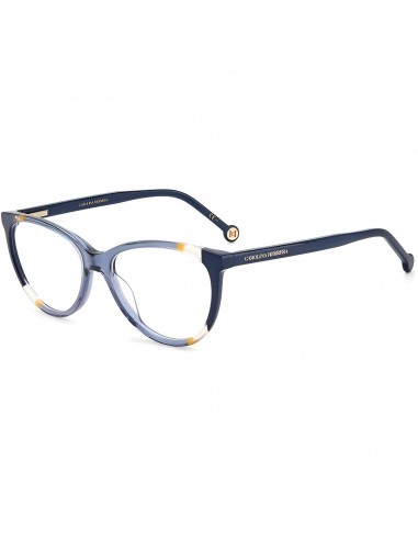 Carolina Herrera Women's Eyeglasses - Blue Orange Plastic Cat Eye Frame | CH 0064 0RTC en ligne