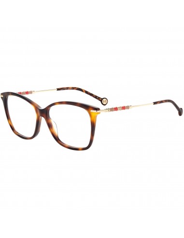 Carolina Herrera Women's Eyeglasses - Havana Plastic/Metal Cat Eye | CH 0042 005L en linge