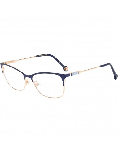 Carolina Herrera Women's Eyeglasses - Gold Blue Metal Frame Demo Lens | CH 0074 0LKS france