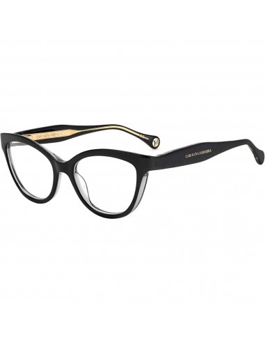 Carolina Herrera Women's Eyeglasses - Black Grey Plastic Cat Eye Frame | CH 0017 008A s'inspire de l'anatomie humaine