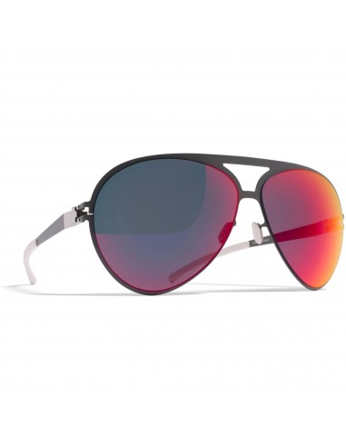 Mykita Unisex Sunglasses - Basalt Metal Frame Scarlet Flash Lens | SEPP F61 F61_SC/F Toutes les collections ici