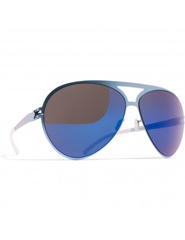 Mykita Unisex Sunglasses - Aviator Frame Cometblue Flash Lens | SEPP F60 F60_CBL/F de pas cher