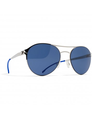 Mykita Unisex Sunglasses - Shiny Silver Metal Aviator Full Rim Frame | SPARROW SSL_SBL chez Cornerstreet bien 