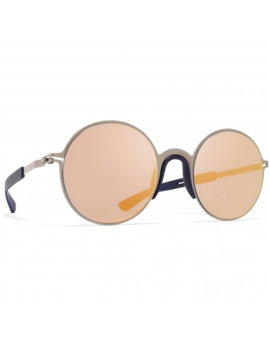 Mykita Women's Sunglasses - Shiny Graphite/Navy Blue Metal Frame | IVY MH4 MH4_PEG/F est présent 