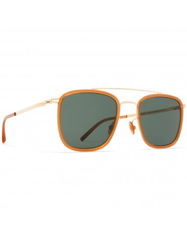 Mykita Unisex Sunglasses - Glossy Gold/Dark Amber Frame | HANNO A17 A17-GG/DAM_DGR suggérées chez