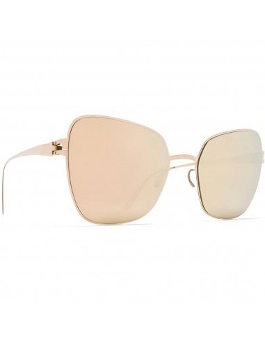 Mykita Women's Sunglasses - Champagne Gold Metal Butterfly Frame | PEGGY F69 F69_CGD solde