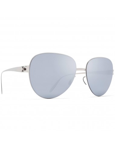 Mykita Unisex Sunglasses - Aviator Frame Silver Flash Lens | JONI F10 F10_MMM_SL/F pas chere