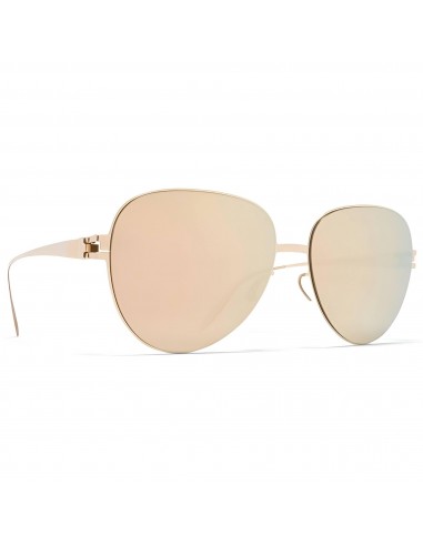 Mykita Unisex Sunglasses - Champagne Gold Metal Aviator Shape Frame | JONI F69 F69_CGD le concept de la Pate a emporter 