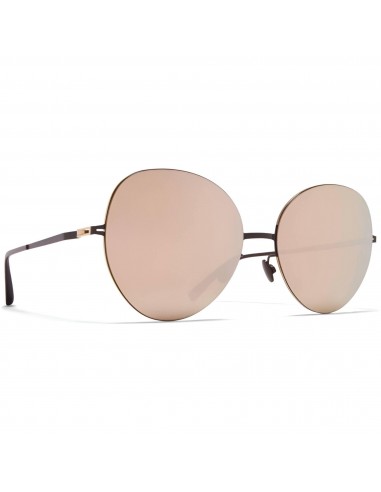 Mykita Women's Sunglasses - Champagne Gold/Dark Brown Metal Frame | AIMI CGD/DBR_CGD pas chere