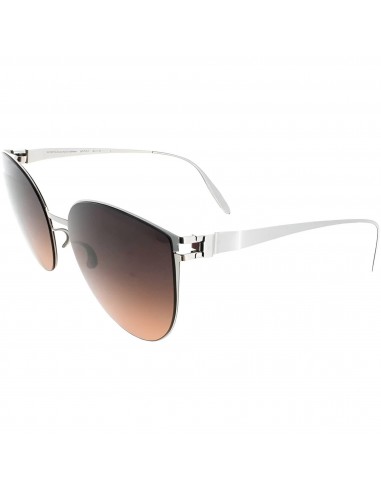 Mykita Women's Sunglasses - Silver Black Metal Butterfly Frame | BEVERLY F10 F10_BK/OR livraison et retour toujours gratuits