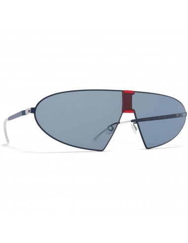 Mykita Unisex Sunglasses - Dark Blue Solid Shield Lens Metal | KARMA MH39 MH39_DBL (S) acheter