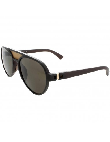 Mykita Unisex Sunglasses - Ebony Brown/Gold Aviator Shape Frame | APHEX MME3 MME3_RGR ou a consommer sur place