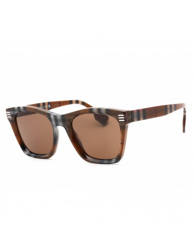 Burberry Men's Sunglasses - Brown Check Square Plastic Full Rim Frame | 0BE4348 396673 l'achat 