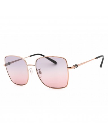 Emporio Armani Women's Sunglasses - Shiny Rose Gold Square Frame | 0EA2128D 301168 Véritable concentré