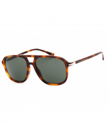 Hugo Boss Men's Sunglasses - Green Lens Havana Square Frame | BOSS 1042/S/IT 0086 QT Fin de série