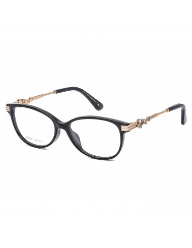 Jimmy Choo Women's Eyeglasses - Black Full Rim Cat Eye Clear Lens | Jc 221/F 0807 00 hantent personnes