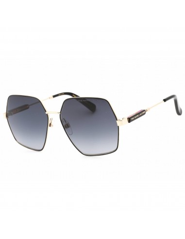 Marc Jacobs Women's Sunglasses Gold Black Metal Rectangular Frame | MARC 575/S 0RHL 9O Comparez plus de prix