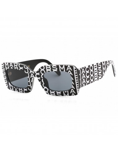 Marc Jacobs Men's Sunglasses Patterned Black White Full Rim | MARC 488/N/S 003K IR le des métaux précieux