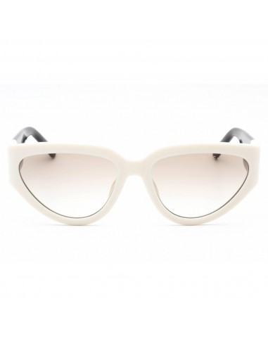 Marc Jacobs Women's Sunglasses White Black Full Rim Cat Eye Frame | MARC 645/S 0CCP HA de la marque