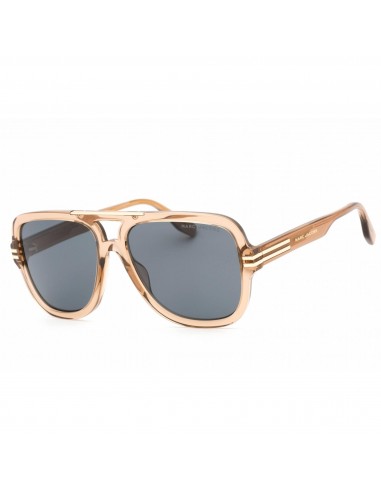 Marc Jacobs Men's Sunglasses Champagne Full Rim Rectangular Frame | MARC 637/S 0HAM IR Les magasins à Paris et en Île-de-France