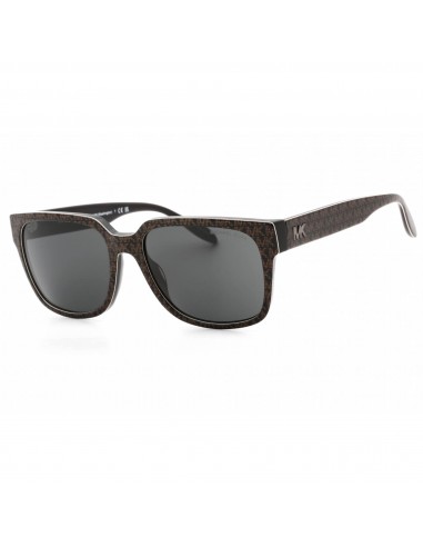 Michael Kors Unisex Sunglasses - Brown Mk Repeat Plastic Square Frame | 0MK2188 399987 pas chere