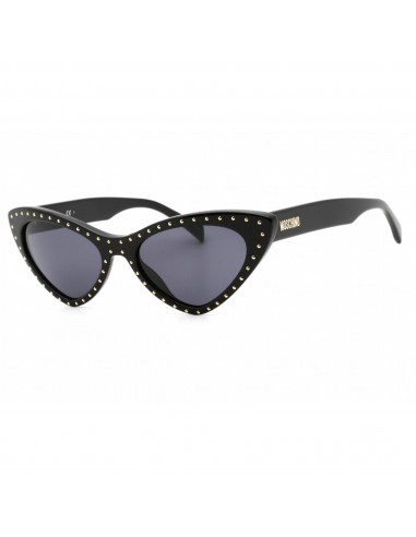 Moschino Women's Sunglasses - Black Plastic Cat Eye Full Rim Frame | MOS006/S 0807 IR Dans la société mordern