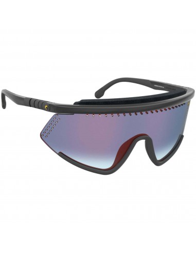 Carrera Unisex Sunglasses - Black Frame Blue Shaded Red Lens | HYPERFIT 10/SE 807 Véritable concentré