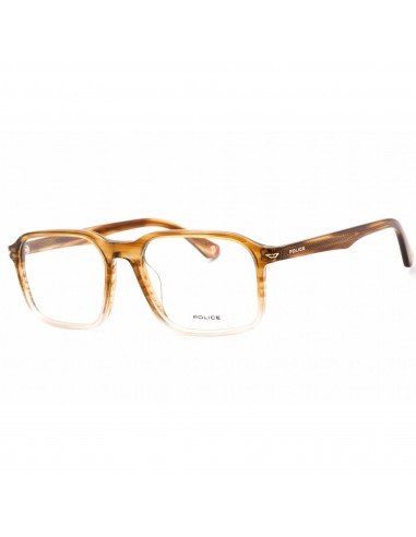 Police Men's Eyeglasses - Brown Gradient Grey Acetate Full Rim Frame | VPLG74M 0918 du meilleur 