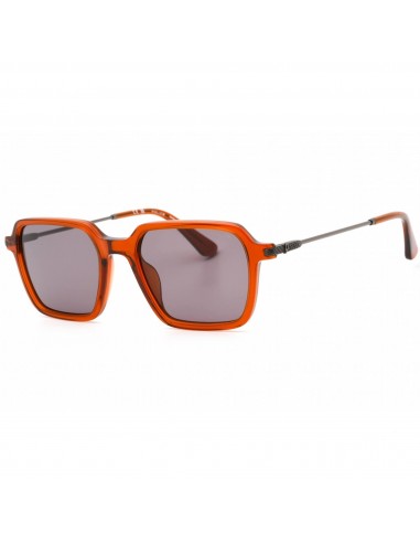 Police Men's Sunglasses - Shiny Transparent Brown Acetate Square Frame | SPLL10M 0W45 prix pour 