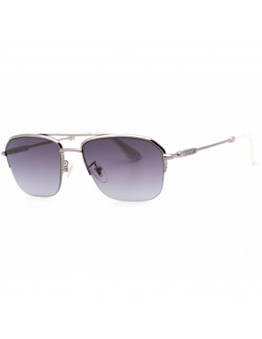 Police Men's Sunglasses - Total Shiny Ruthenium Aviator Full Rim Frame | SPLL18M 0509 Economisez 