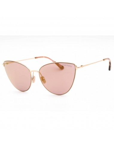 Tom Ford Women's Sunglasses - Shiny Rose Gold Full Rim Cat Eye Frame | FT1005 28Z l'évolution des habitudes 